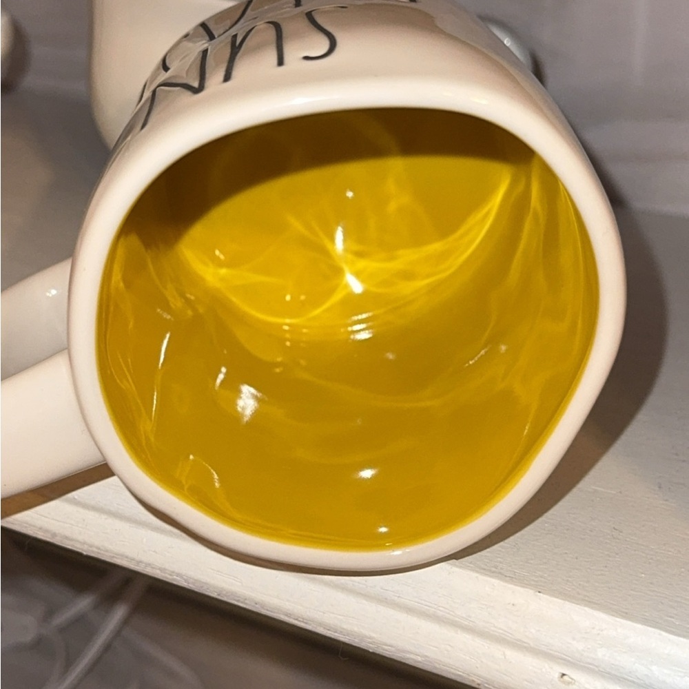 NWT SET of 2 RAE DUNN Ceramic Tea/Coffee Mugs/Cups HELLO SUNSHINE/SUN PLEASE - Picture 7 of 7